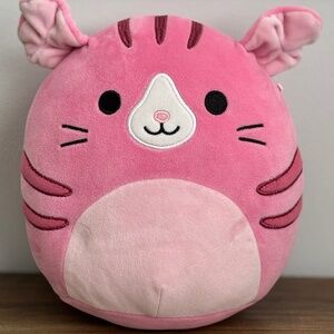 Original Squishmallows GERALDINE THE TABBY CAT Pink 8" Soft Plush Stuffed Animal